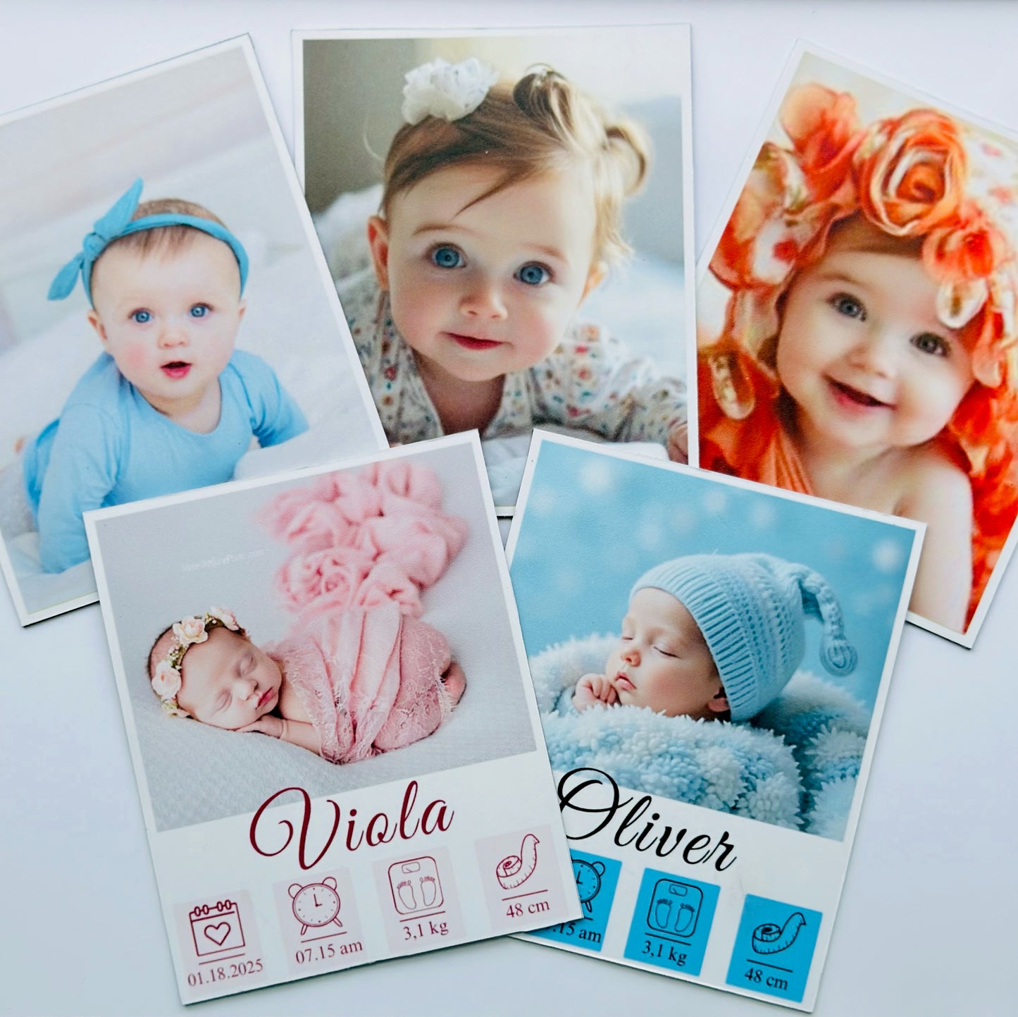 First Milestones – Customizable Magnet Card